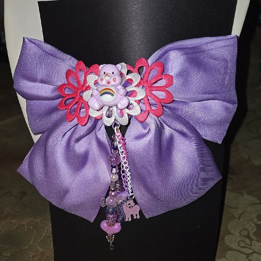 Care Bears Purple Hair Bow